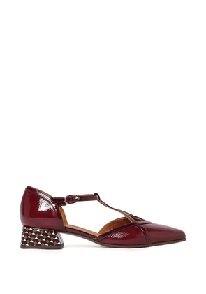 Chie Mihara Hidrow patterned-heel pumps - Red