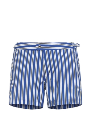 TOM FORD striped swim shorts - Blue