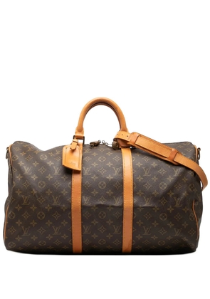 Louis Vuitton Pre-Owned 1986 Monogram Keepall Bandouliere 50 travel bag - Brown