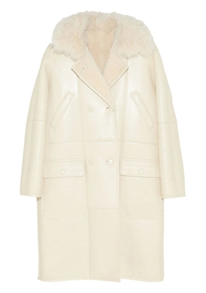 Yves Salomon wool coat - Neutrals