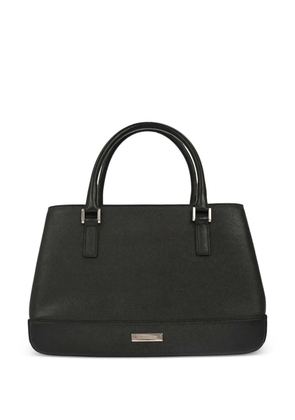 Burberry Pre-Owned 1990s leather tote handbag - Black