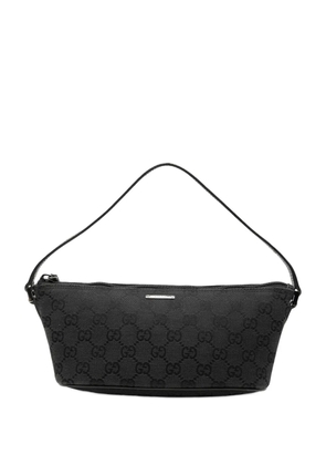 Gucci Pre-Owned 2000-2015 GG Canvas Boat shoulder bag - Black