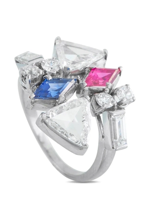 LB Exclusive diamond embellished ring - Silver