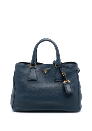 Prada Pre-Owned 2000-2025 Vitello Daino Open Convertible Tote satchel - Blue