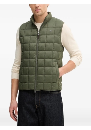Hackett quilted zip-fastening gilet - Green