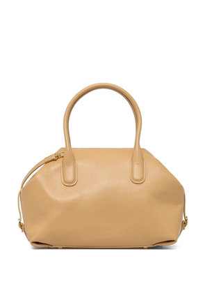 Themoirè Talia top-handle tote bag - Neutrals