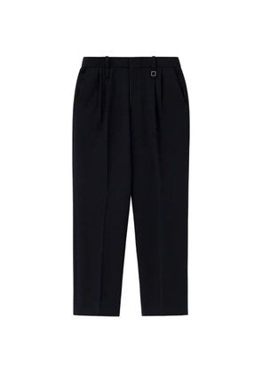 Wooyoungmi hardware-detail pleated tailored trousers - Blue