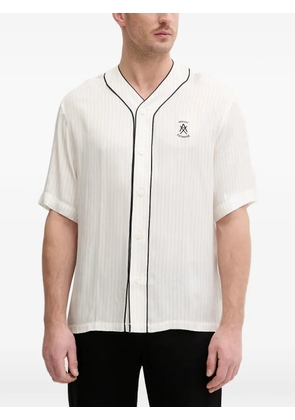 Armani Exchange pinstripe shirt - Neutrals