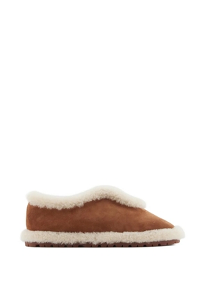 Giorgio Armani Neve slippers - Brown