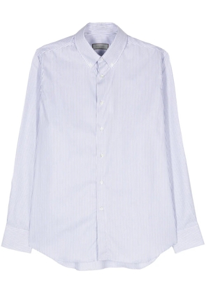 Canali striped cotton shirt - Blue