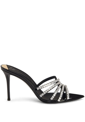 Giuseppe Zanotti Intriigo embellished heeled sandals - Black
