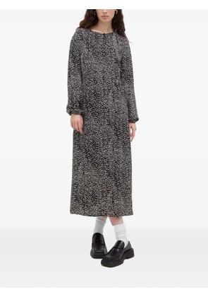 Marc O'Polo printed midi dress - Black