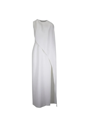 Carolina Herrera draped asymmetric dress - White