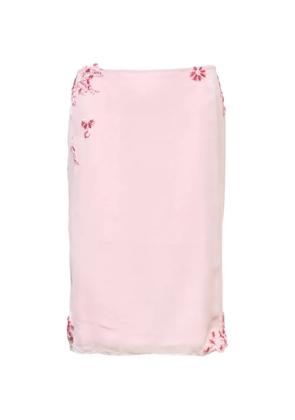 Stolen Stores Belle lace midi skirt - Pink