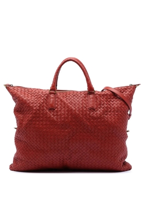 Bottega Veneta Pre-Owned 2009 Maxi Intrecciato Nappa Convertible satchel - Red