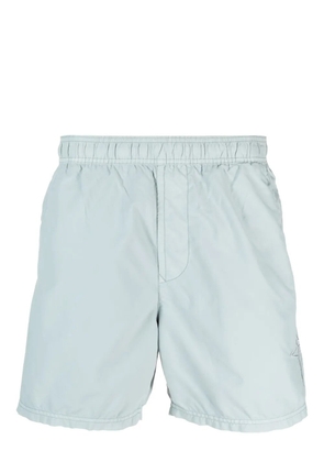 Stone Island logo-print track shorts - Blue