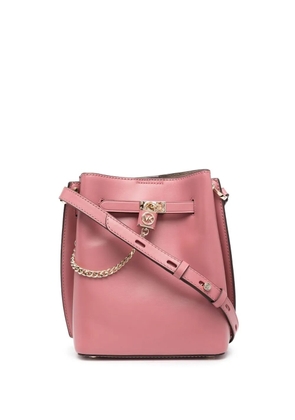 Michael Kors padlock detail shoulder bag - Pink
