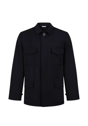 Boglioli buttoned flap jacket - Blue