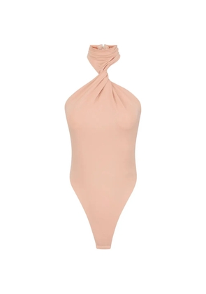 Elisabetta Franchi halterneck bodysuit - Neutrals