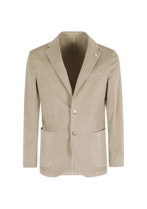 l.b.m. single-breasted blazer - Neutrals