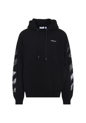 Off-White Arrow-logo hoodie - Black