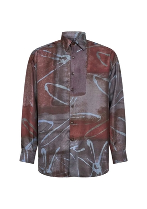 Costumein floral-print shirt - Brown