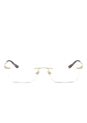 Ray-Ban rimless rectangle-frame glasses - Gold