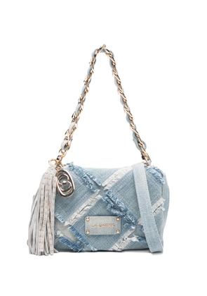 La Carrie tassel chain cross body bag - Blue