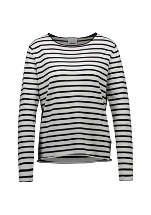 Allude striped top - White