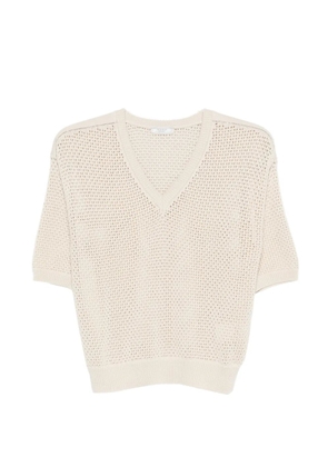 Peserico V-neck sweater - Neutrals