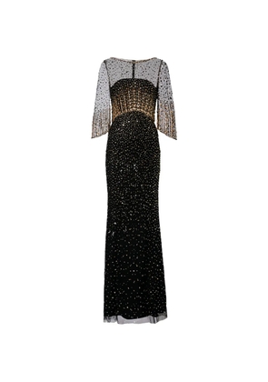 Jenny Packham Kiya beaded dresses - Black