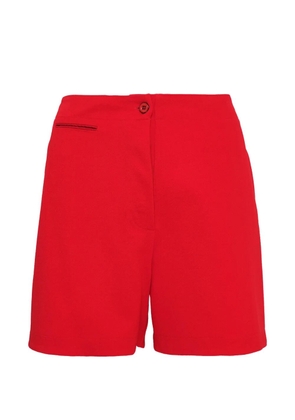Jil Sander button-fastening shorts - Red