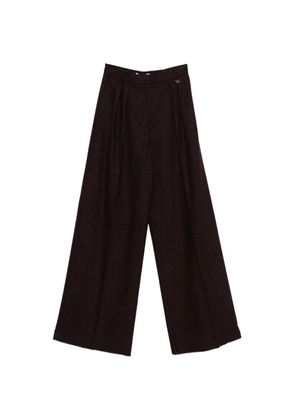 Weekend Max Mara pleated wide-leg trousers - Purple