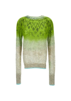 Rohka round-neck sweater - Green