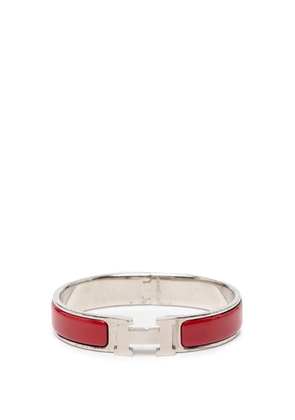 Hermès Pre-Owned 2010-2025 Narrow Enamel Clic H Bracelet PM costume bracelet - Red
