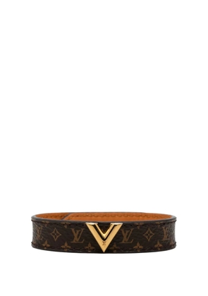 Louis Vuitton Pre-Owned 2021-2025 Monogram Essential V Bracelet 17 costume bracelet - Brown