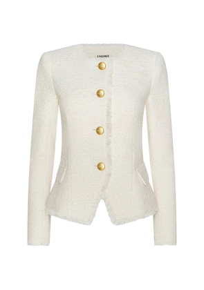 L'Agence Nerina tweed jacket - Neutrals