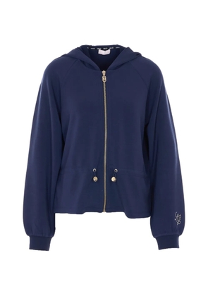 LIU JO long-sleeve hoodie - Blue