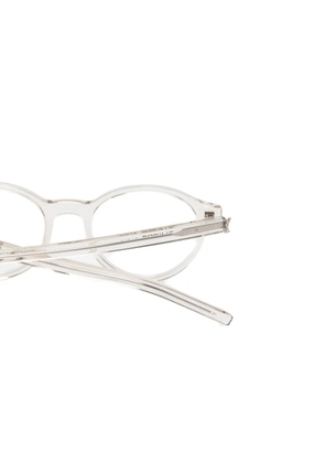 Saint Laurent Eyewear round-frame glasses - Neutrals