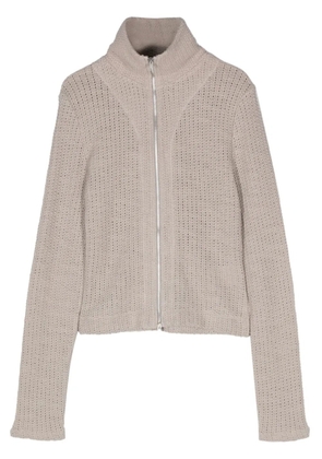 OUR LEGACY Musk Dusk rope-weave cardigan - Neutrals