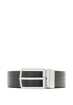 Emporio Armani Tongue reversible belt - Black