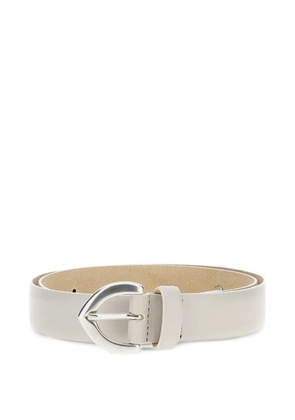 Bax Lab stone embellished leather belt - Neutrals