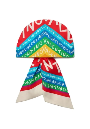 Valentino Garavani printed silk headband - Red