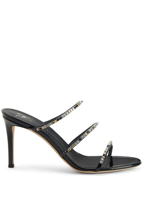 Giuseppe Zanotti 85mm Dark Colorful sandals - Black