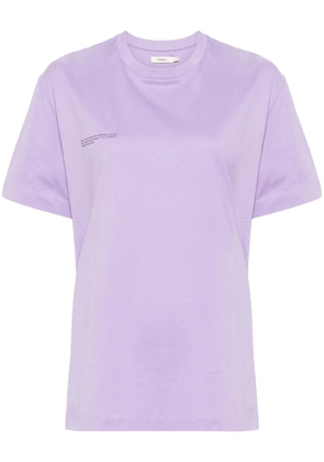 Pangaia slogan-print T-shirt - Purple