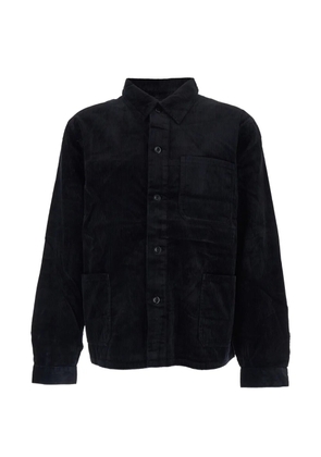 Polo Ralph Lauren corduroy-effect patch-pocket overshirt - Black
