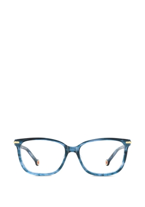 Carolina Herrera logo-detail glasses - Blue