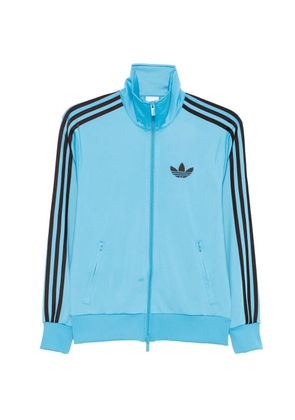 adidas three-stripe zip knitwear - Blue