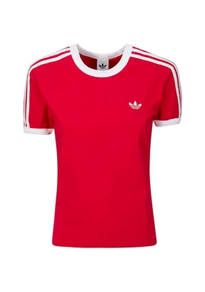adidas slim-fit logo T-shirt - Red