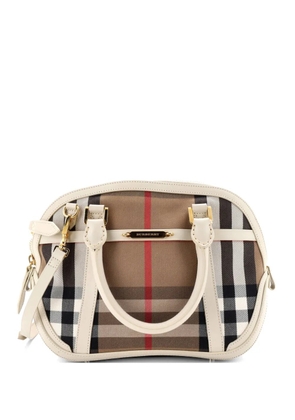 Burberry Pre-Owned Bridle Orchard Bag House Check Canvas Small handbag - Neutrals